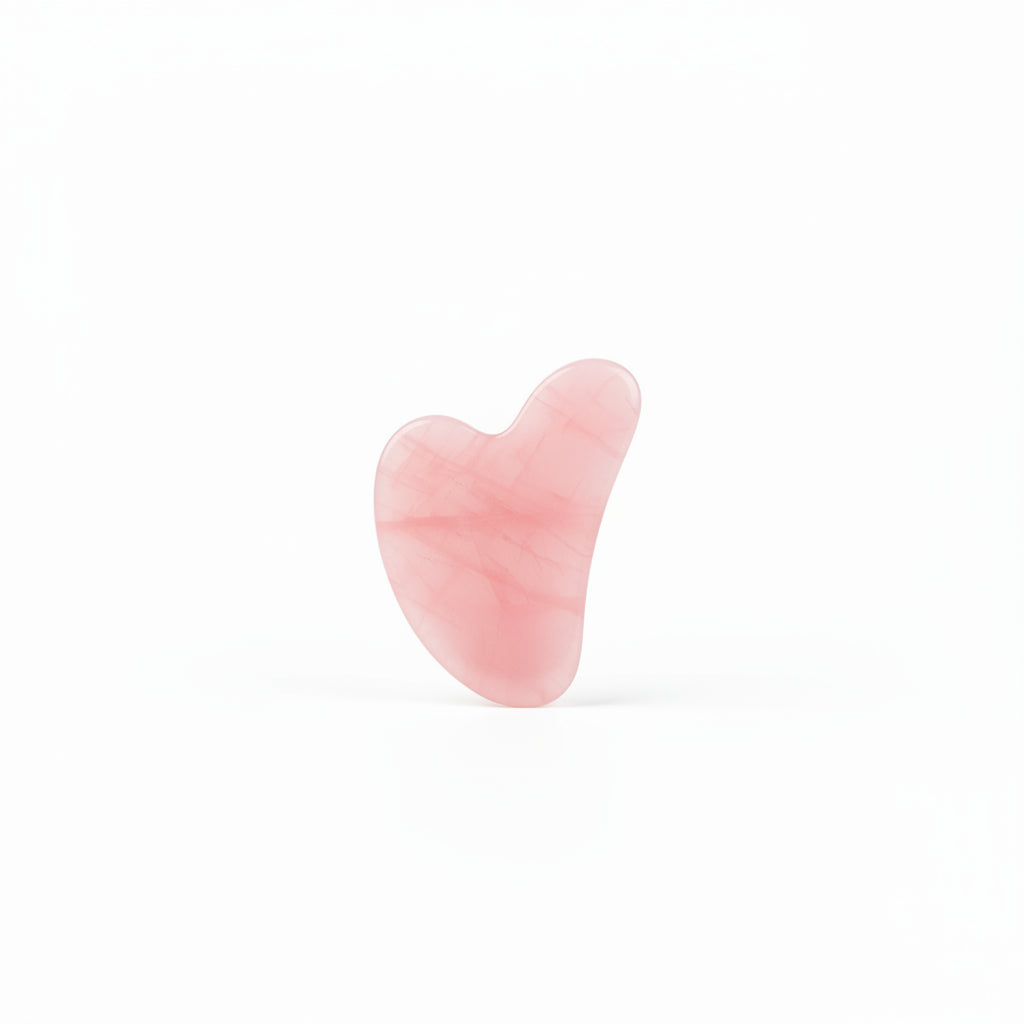 Rose Quartz Gua Sha | Natural Stone Lifting & Anti-Aging Face Tool