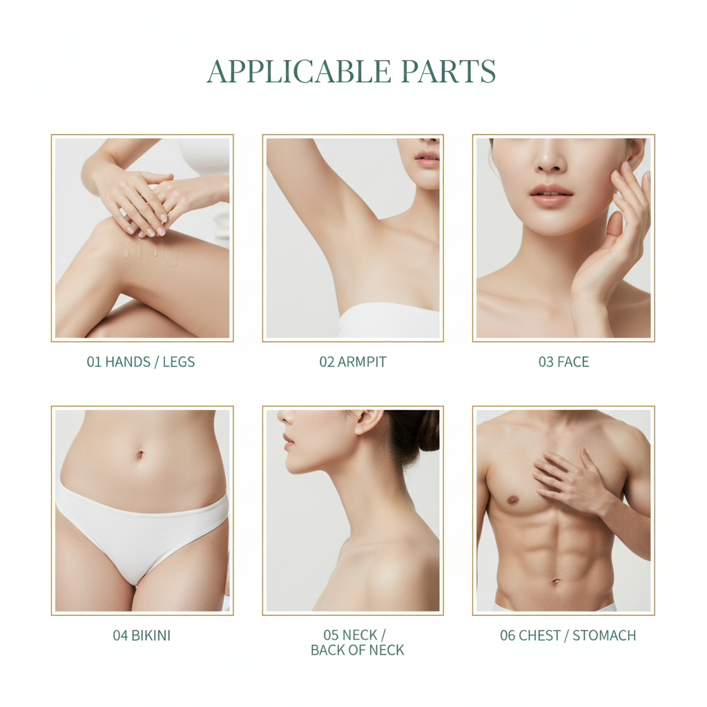 Bikini Serum - Applicable Parts