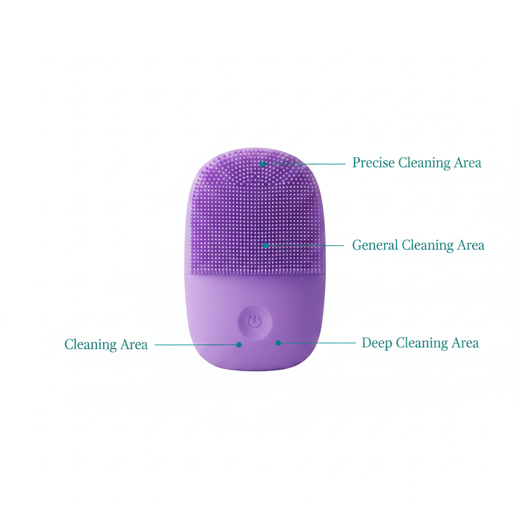 inFace Ultrasonic Facial Cleanser - Three Areas Cleaning