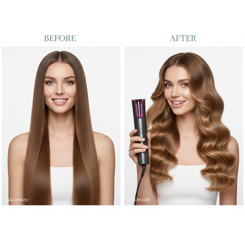 Hair Curler - Before After