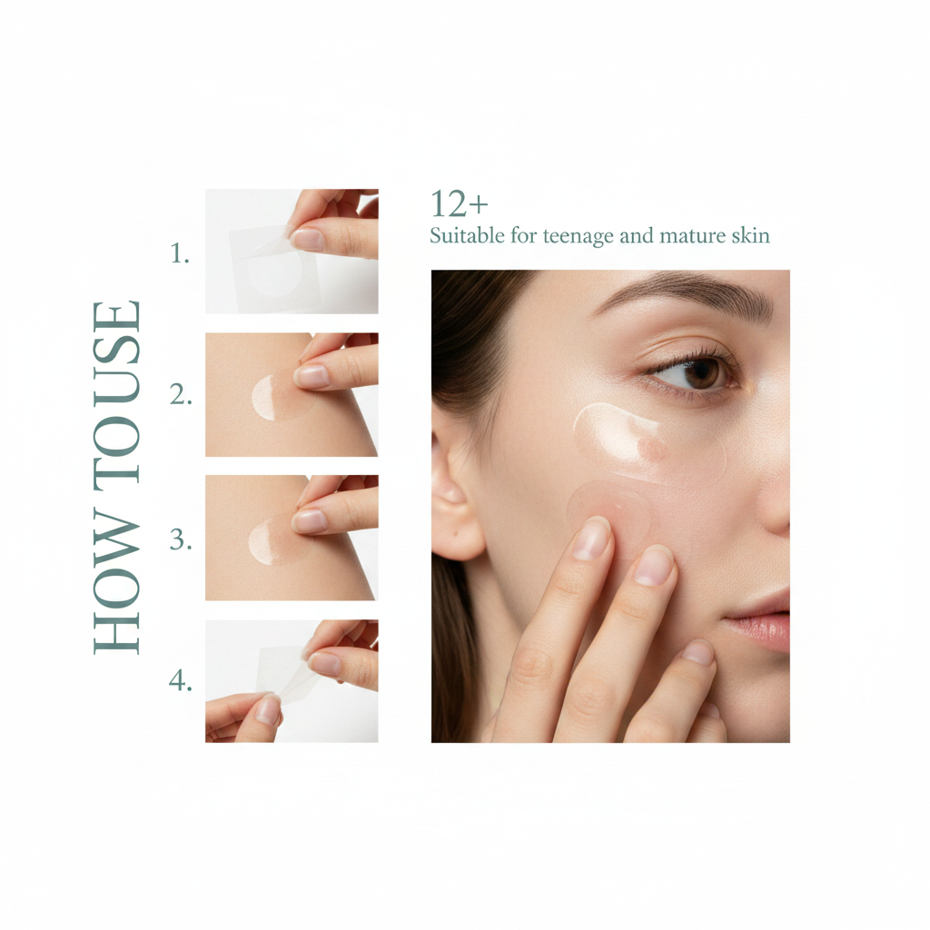 Microneedle Acne Spot Patch - How To Use