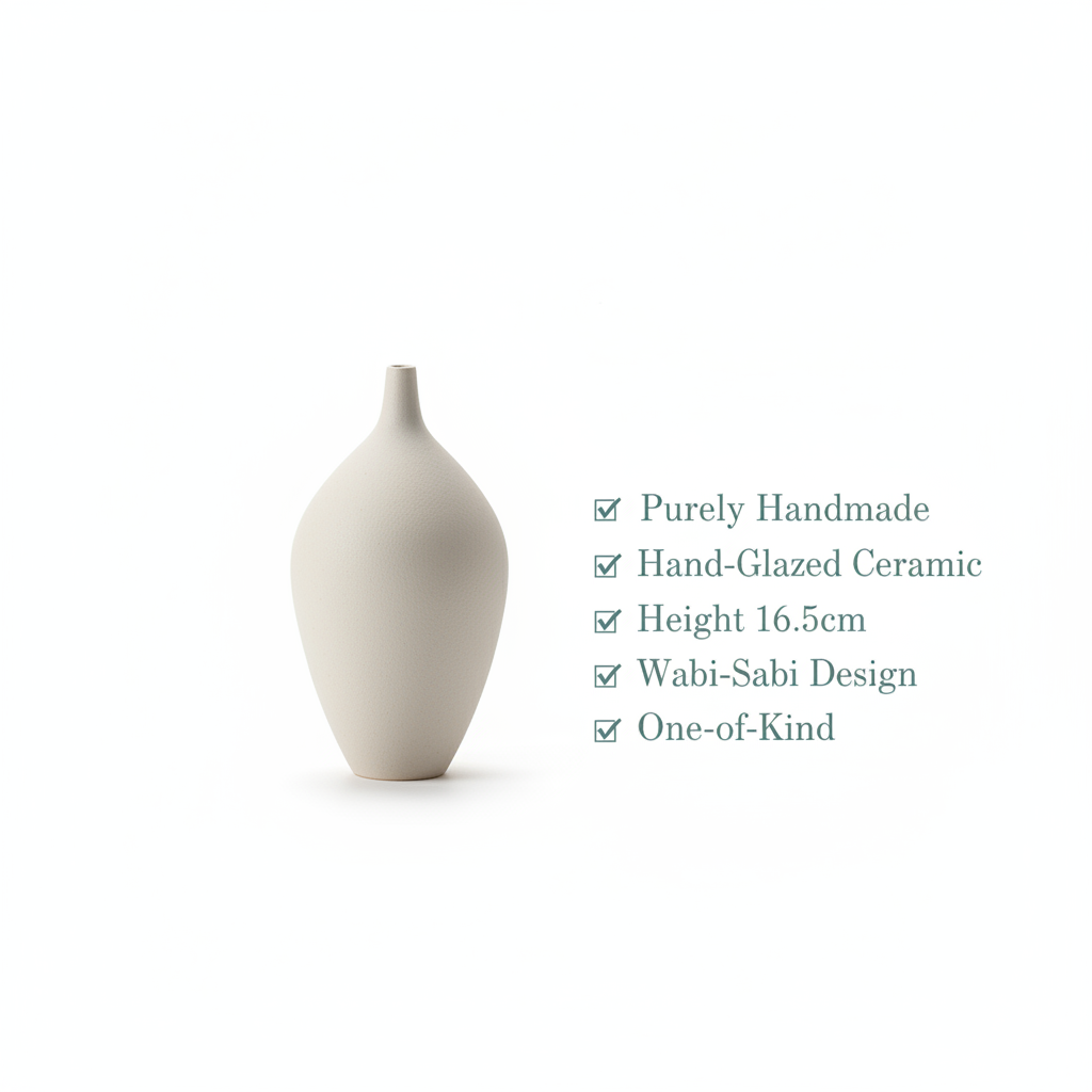 Handmade Japanese Zen Vase - Specifications