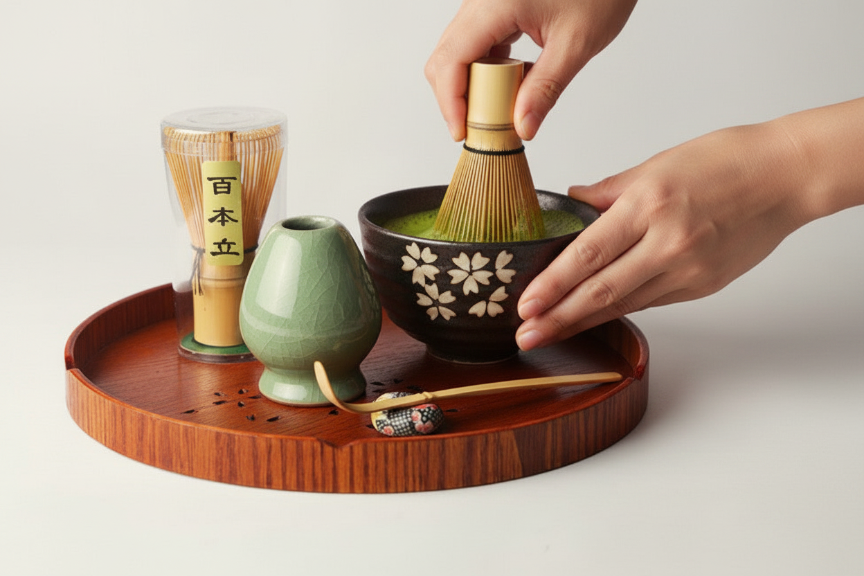 Japanese Matcha Tea Set - Lifestyle Use Scene