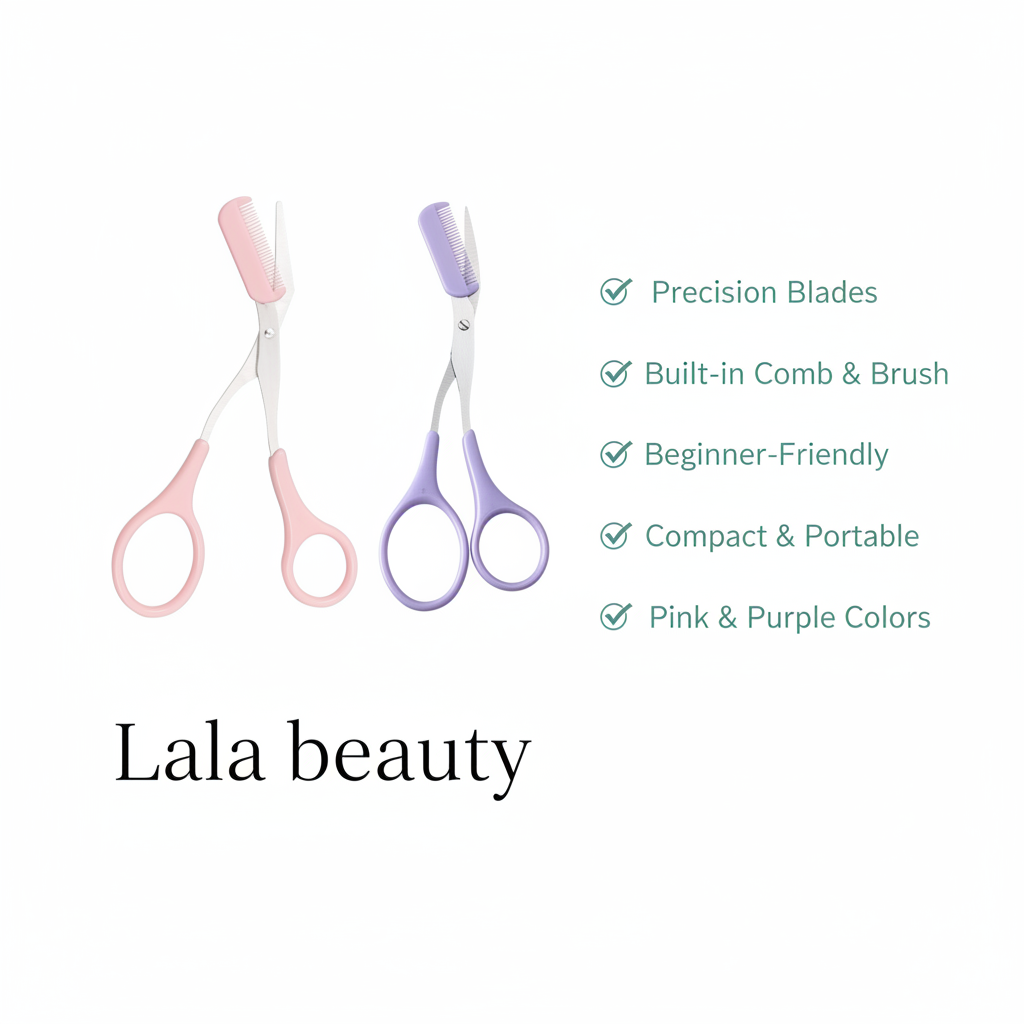 Eyebrow Scissors - Infographic