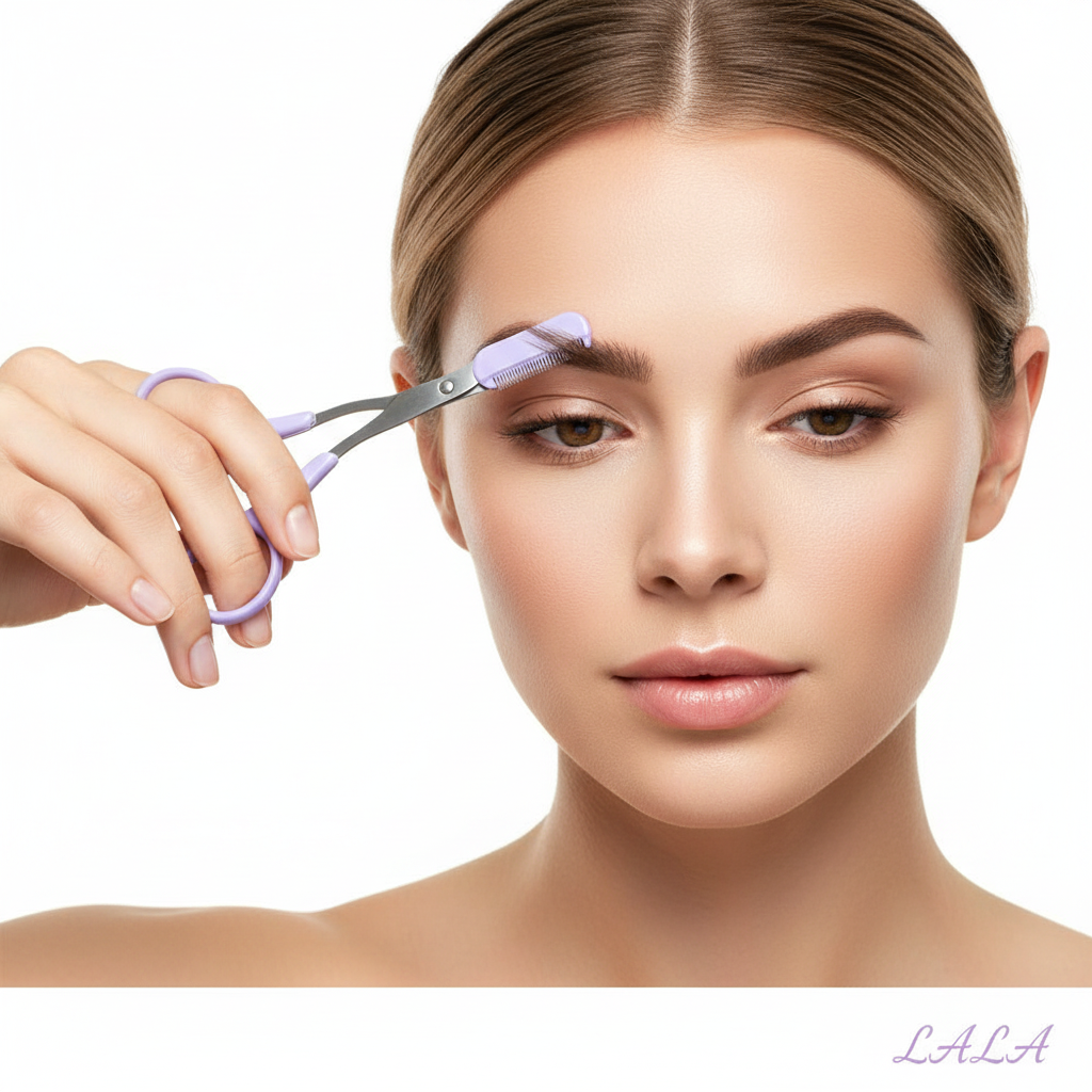 Eyebrow Scissors - Lifestyle