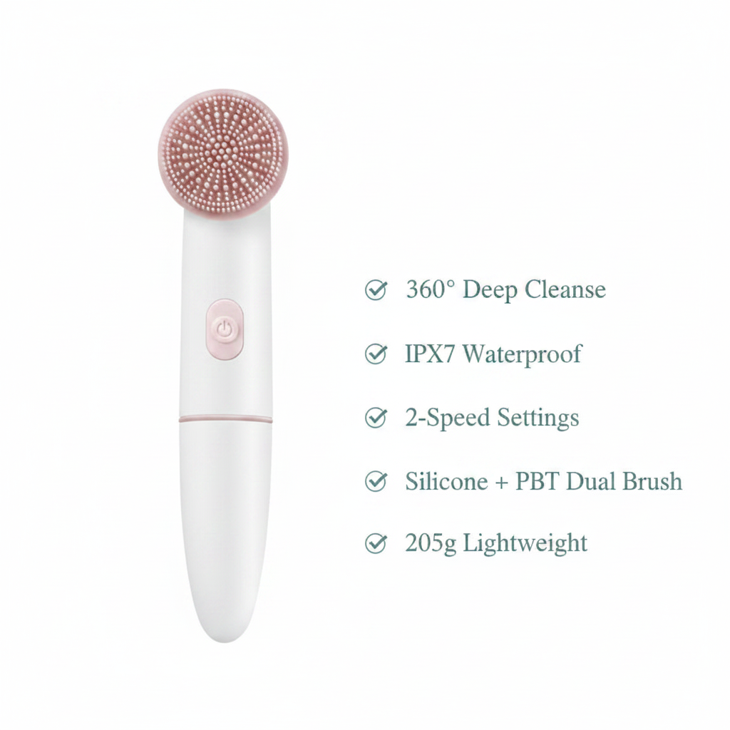 Electric Silicone Facial Cleansing Brush - Specifications
